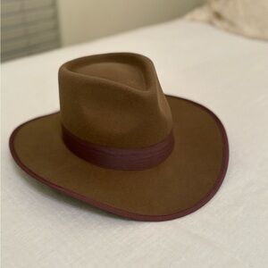 GIGI PIP Tan Hat with Black Interior